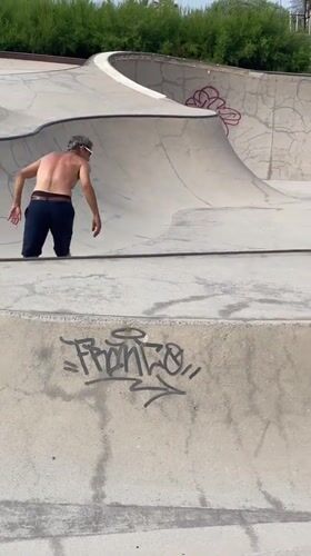 Morning skate session at a Barcelona concrete park