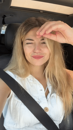 Car selfies and a breakfast spread in Budva
