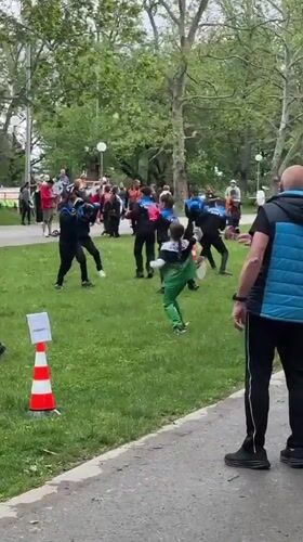 Morning outdoor activities draw crowds to Ruse park