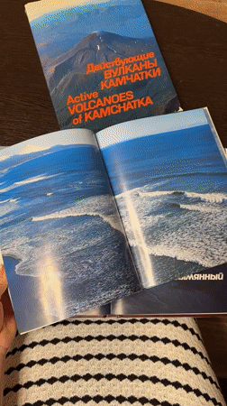 Person Studies Kamchatka Volcano Books in Nizhny Novgorod