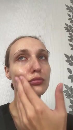 GRWM skincare routine: serum, sheet mask, removal