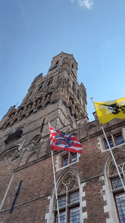 Morning visit to Bruges' Markt, belfry and tour stops