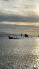 Evening beach documentation captured at Juan Griego, Venezuela