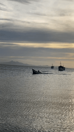 Evening beach documentation captured at Juan Griego, Venezuela