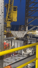 Evening offshore oil rig operations documented near Italian waters