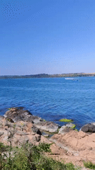 Morning coastal scenes documented along Burgas shoreline