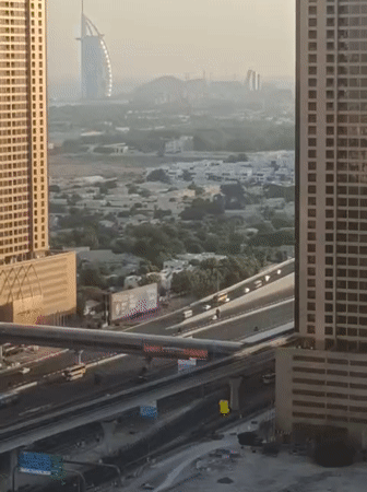 Early morning glimpses of Dubai skyline and personal moments