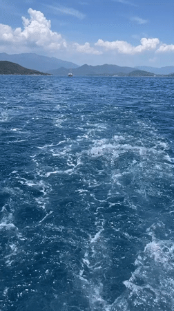 Boat journey recorded in ocean waters off Vietnam coast