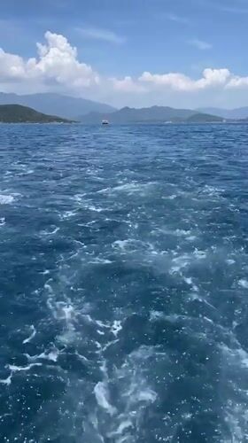Boat journey recorded in ocean waters off Vietnam coast