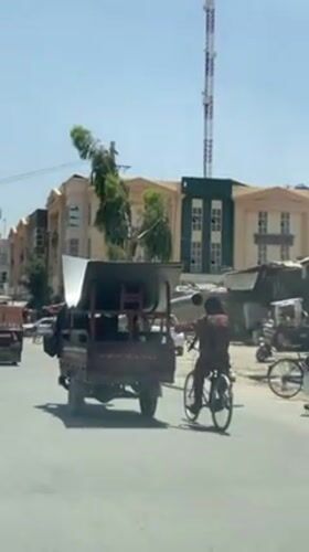 Morning street life documented in Kandahar, Afghanistan