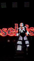 LED performers dance at DJ DjoseLuis concert in Tacna