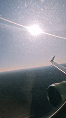 Passenger documents S7 Airlines flight views over Novosibirsk