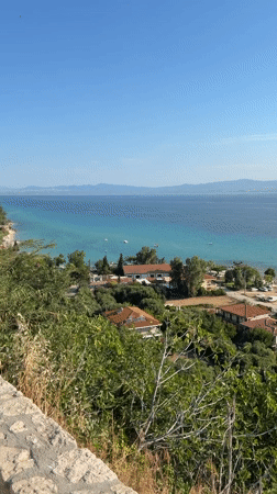 Morning stop along the Kassandra coast, Greece