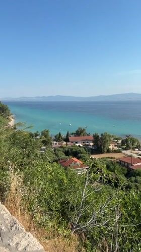 Morning stop along the Kassandra coast, Greece