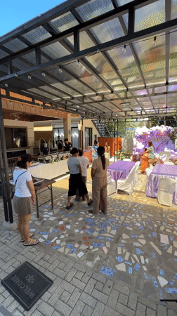 Social dining event captured in Digos, Philippines