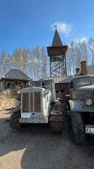 Rural Russian heritage site showcases Soviet artifacts, vintage vehicles