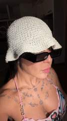 Woman in white hat and sunglasses spotted in L'Hospitalet