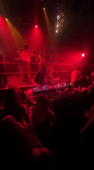 Early morning DJ performance draws crowd at Paris nightclub
