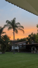 Twilight residential scene captured in Atlixco, Mexico