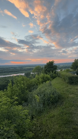 Witness documents sunset views and memorial visit in Ufa
