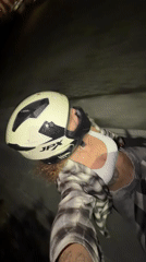 Nighttime motorcycle selfies captured during ride in North Kuta
