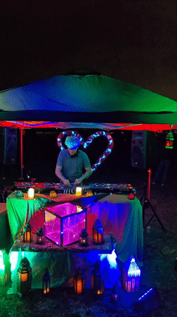 Drone light show and DJ set light up San Diego night