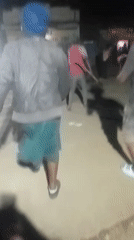 Nighttime gathering recorded by witnesses in Athiru Gaiti ward