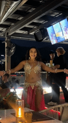 Belly dancer entertains patrons at Patong restaurant