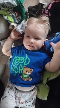 Quiet family moments documented in Kuyeda, Russia