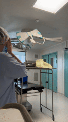 Medical staff routine activities captured at Tourcoing hospital