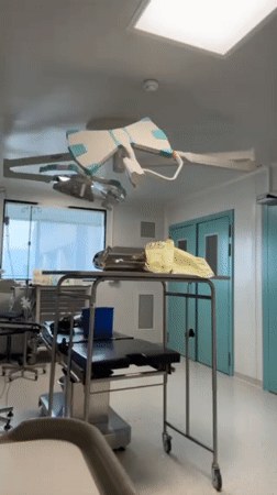 Medical staff routine activities captured at Tourcoing hospital