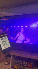 Bulgarians vote via smartphone for Eurovision entry during live broadcast
