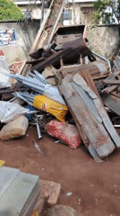 Scrap pile documented in Akwa Etiti, Nigeria