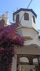 Molfetta's outlet village on a busy summer afternoon