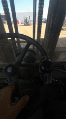 Forklift operator recorded at work in Bulgarevo, Bulgaria
