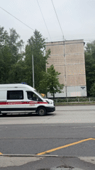 Medical emergency response documented in Saint Petersburg morning hours