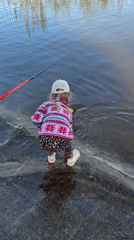 Successful fishing trip documented in Chaikovsky, Russia
