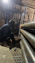 Industrial metalwork and welding in progress at Barnaul facility