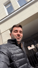 Routine street scenes documented in central Moscow district