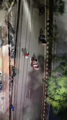 Dhaka street scenes: nighttime traffic, wall decorations, bank gym
