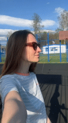 Family playground visit captured in selfies, Раздолье Russia