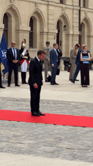 Formal diplomatic reception in Paris ahead of Bastille Day