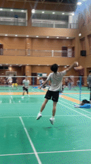 Morning recreational activities captured across Chongqing badminton courts