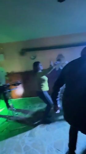Evening celebration with live music and dancing in Lozarevo