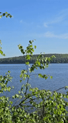 Peaceful lakeside scene documented in Chaikovsky, Russia