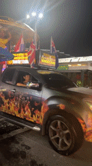 Phuket Pride night: Muay Thai trucks, street food, and neon-lit chaos