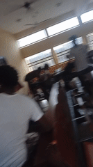 Inside a Nigerian classroom and its surrounding campus grounds