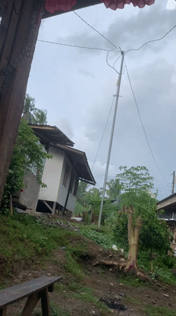 Morning Life Documented in Rural Kiblawan, Philippines Community