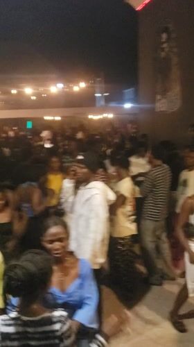 Party with DJ and live music draws crowds in Adankolo