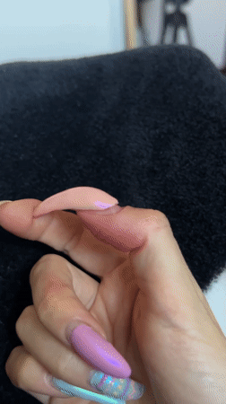 Person contemplates religious icon in Cape Coral home